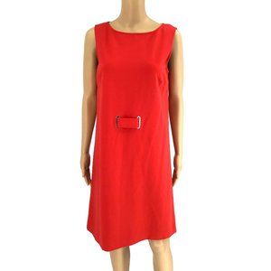 SoCa St. John Elegant Red Midi Dress